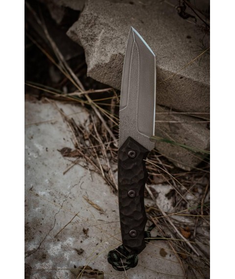 Handmade knife “Shark #1” with Kydex sheath N690/61 HRC
