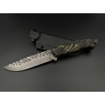 Нож ручной работы «Бушкрафт #8» (03) из стали 50Х14МФ/58 HRC