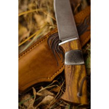 Эксклюзивный нож ручной работы «Вестерн #1» с кожаными ножнами S390/67 HRC