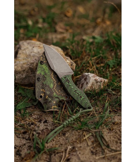 Handmade knife “Mantis #1” with Kydex sheath X12MF/60 HRC