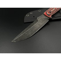 Тактический нож ручной работы «Защитник #4» с ножнами из кайдекса 65Г/60 HRC