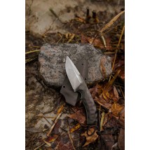 Нож ручной работы «Борзий #1» с ножнами из кайдекса Х12МФ/60 HRC