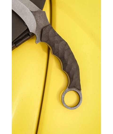 Керамбіт ручної роботи «Кіготь #1» з піхвами з кайдексу N690/60 HRC