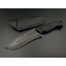 Тактический нож ручной работы «Лютый #2» с ножнами из АБС пластика Х12МФ/60 HRC