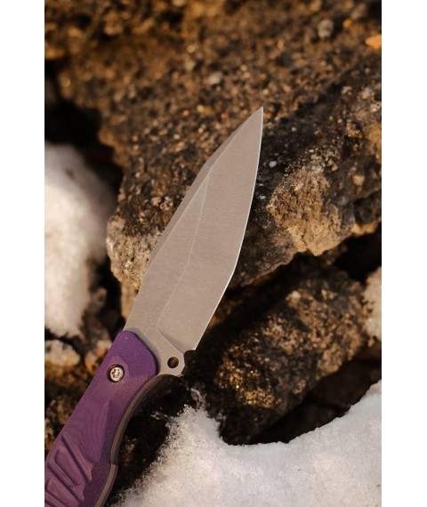 Handmade knife “Sapsan #2” with Kydex sheath X12MF/60 HRC.