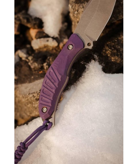 Handmade knife “Sapsan #2” with Kydex sheath X12MF/60 HRC.