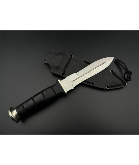 Handmade knife “Stalker #1” with Kydex sheath N690/61-62 HRC.