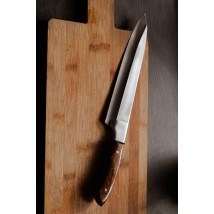 Handmade kitchen knife “Chef #11” made of steel 65x13/57 HRC.