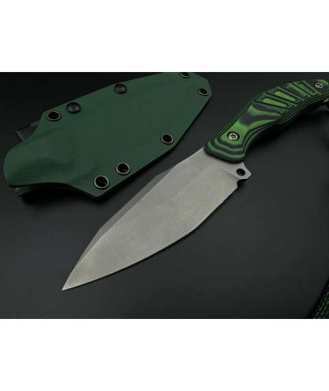 Handmade knife “Sapsan #5” with Kydex sheath X12MF/60 HRC.