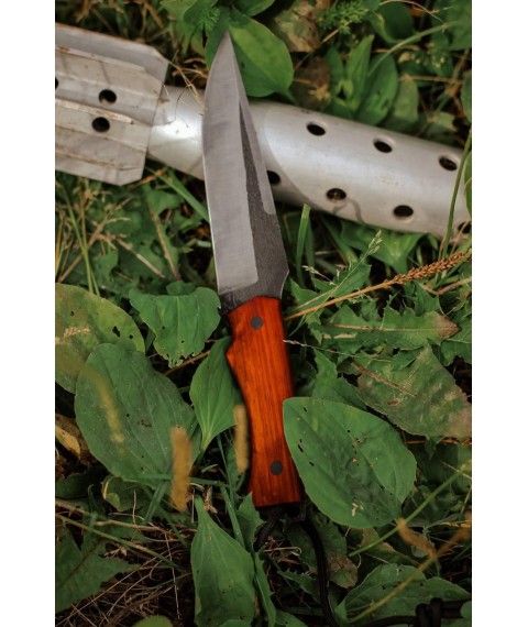 Боевой нож ручной работы «Доброволец #1» с ножнами из абс пластика У8А/61 HRC