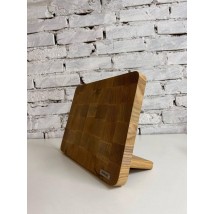 End magnetic stand for knives made of oak 35*25 cm