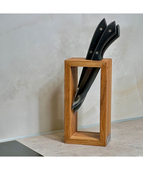 Подставка для ножей деревянная Рамка