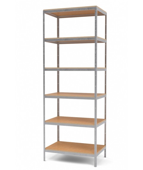 The rack of ChK-80 zinced with chipboard polished regiments of 2500х460х300 mm. (6 shelves)