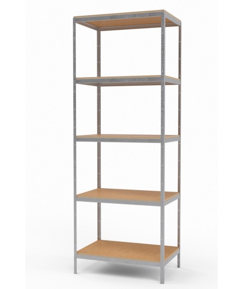 The rack of ChK-80 zinced with chipboard polished regiments of 2500х720х460 mm. (5 shelves)