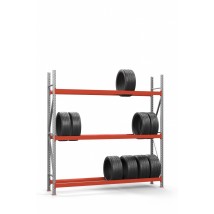Galvanized rack for tires SN-Sh_1 2500х2450х500 (3 tiers)