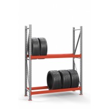 Galvanized rack for tires SN-Sh_1 2000х1230х500 (2 tiers)
