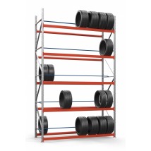 Galvanized rack for tires SN-Sh_2 4000х1840х900 (5th tier)