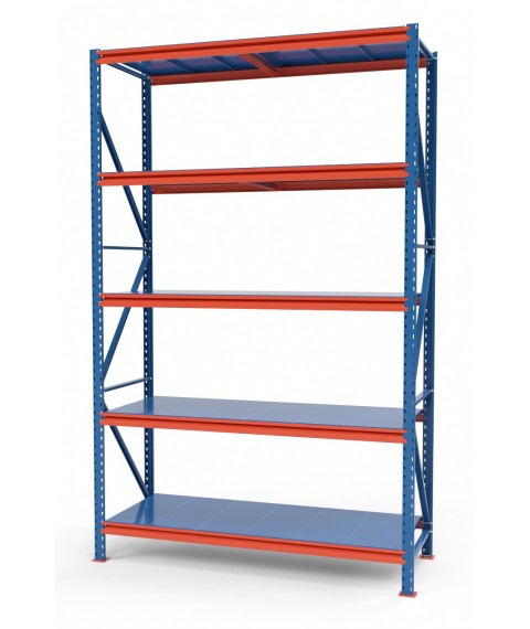 Rack the strengthened SN colored with type-setting colored regiments of 2500х1840х800 mm. (5 tiers)