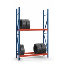 Colored rack for tires SN-Sh_1 2500х1535х500 (2 tiers)
