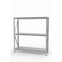 Rack the strengthened SN zinced with regiments of type-setting galvanized 2000х1840х800 mm. (3 tiers)