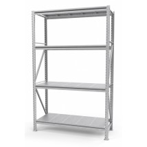 Rack the strengthened SN zinced with regiments of type-setting galvanized 2500х1230х500 mm. (4 tiers)