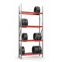 Galvanized rack for tires SN-Sh_1 3000х1535х500 (4 tiers)