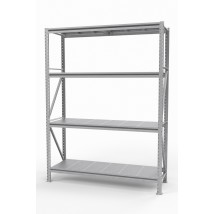 Rack the strengthened SN zinced with regiments of type-setting galvanized 2000х1840х900 mm. (4 tiers)