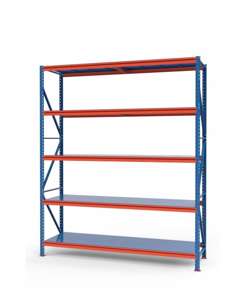 Rack the strengthened SN colored with type-setting colored regiments of 2500х2450х900 mm. (5 tiers)