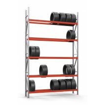 Galvanized rack for tires SN-Sh_1 4000х1230х500 (5th tier)