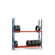 Colored rack for tires SN-Sh_1 2500х2450х500 (2 tiers)