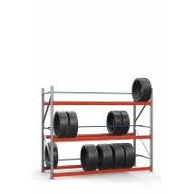 Galvanized rack for tires SN-Sh_2 2000х1230х900 (3 tiers)