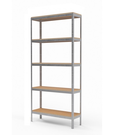 The rack of ChK-80 zinced with chipboard polished regiments of 2500х920х720 mm. (5 shelves)