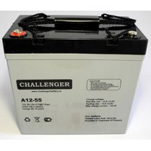Accumulator battery Challenger A12-55, AGM, 12 years