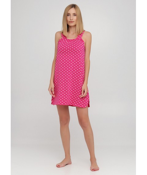  Women's pink nightgown with daisies  