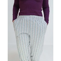 Knitted polka dot pants Kulir 50-52 Gray blue Triko (59455277-2)
