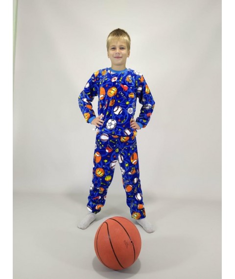 Pajamas for boys, terry, size 40, Blue Triko (39660776-3)