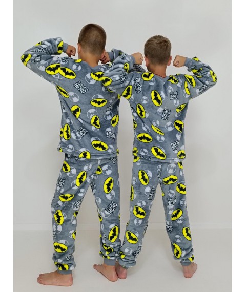 Children's winter pajamas Batman 134 cm Gray 33494032-1