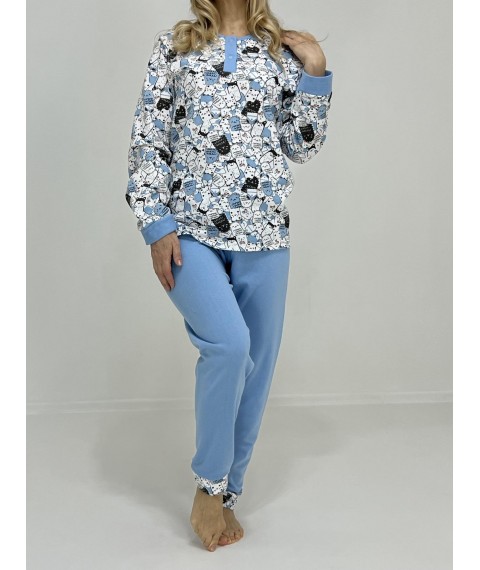 Pajamas for women kittens 58-60 Blue 87393039-3
