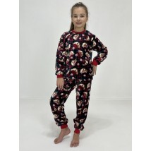 Children's winter pajamas New Year's bear 158 Green-red 27241079-5