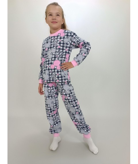 Teenage combed pajamas Miki 140cm 38 Gray Triko (31025931-2)