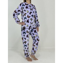 Women's winter pajamas delicate butterflies 52 Lilac 96008181-4