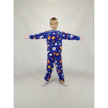 Pajamas for boys, terry, size 38, Blue Triko (39660776-2)