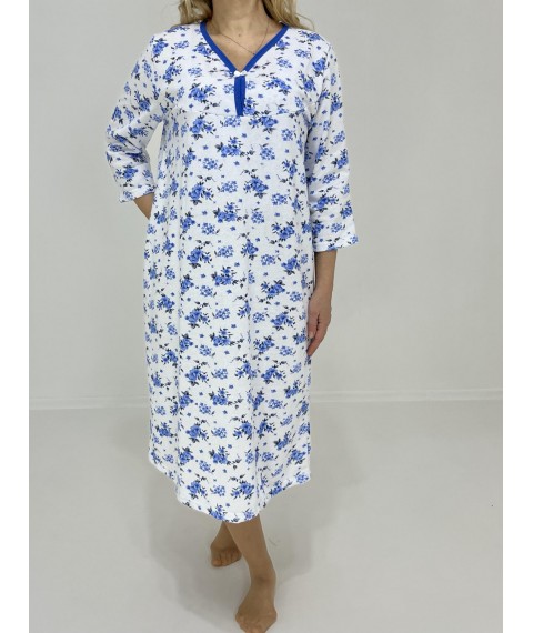 Bike nightgown Blue flowers 54-56 White 74548485-2