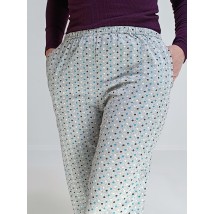 Knitted polka dot pants Kulir 54-56 Gray blue Triko (59455277-3)