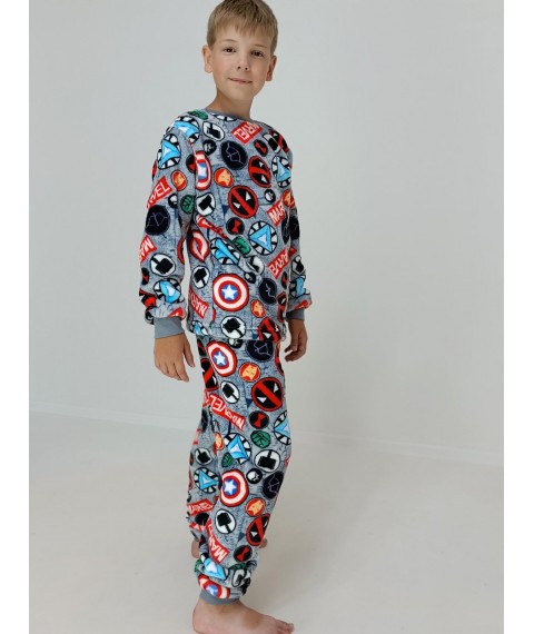 Children's winter pajamas Marvel 158 cm Gray 80740509-5