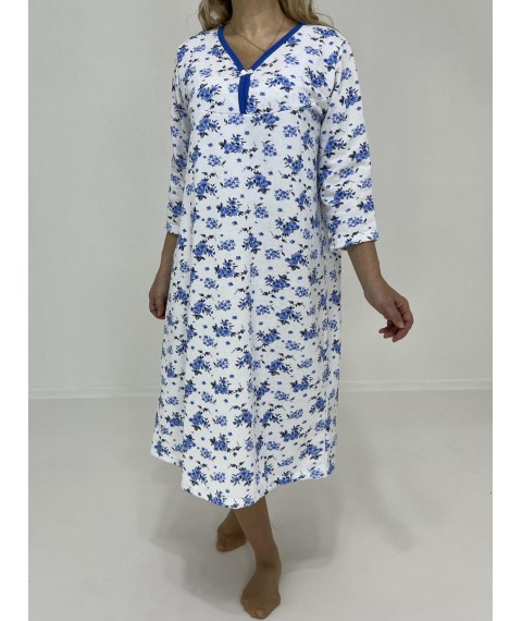 Bike nightgown Blue flowers 54-56 White 74548485-2