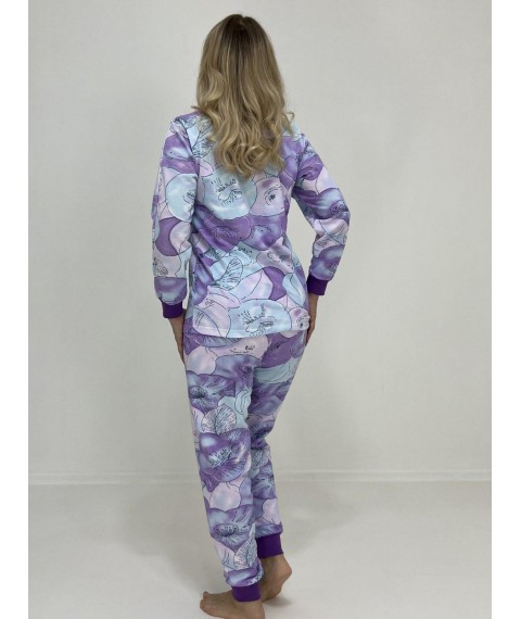 Women's pajamas Lilac flowers 64 Lilac-blue 81796532-6