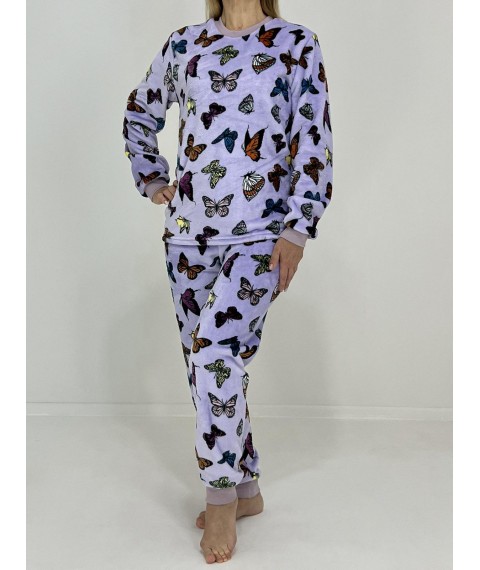 Women's winter pajamas delicate butterflies 48 Lilac 96008181-2