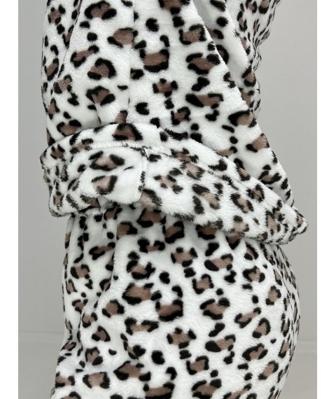 Піжама жіноча зимова Leopard 46 Біла 49991593-1