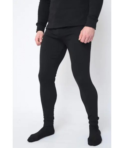 Men's fleece underpants 54 Black Triko (75813925-3)